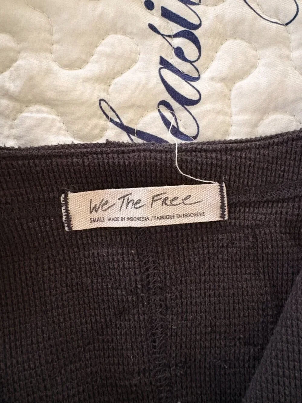 we the free all nighter surplice crop top (s)